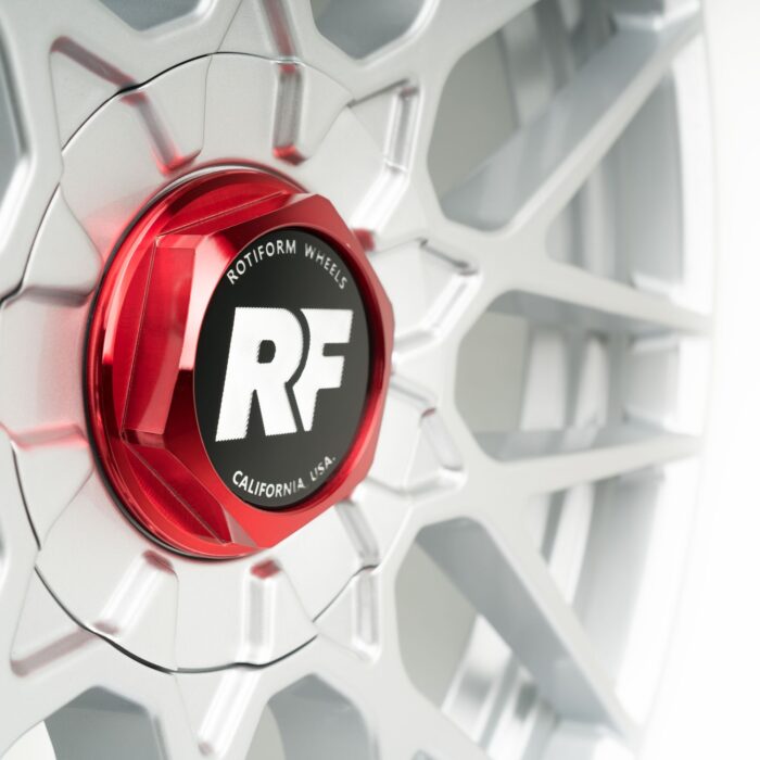 Rotiform Zentralverschluss in Candy Red Optik
